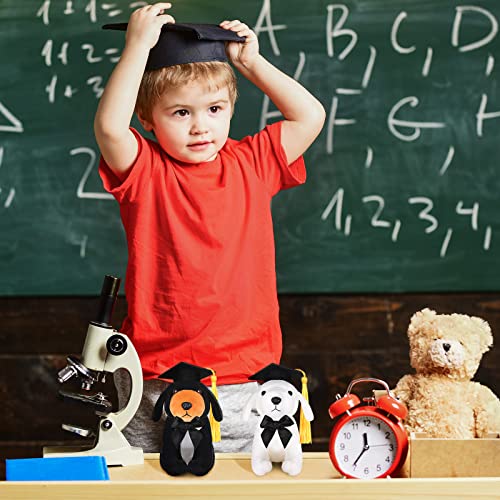 8-Piece Plush Pet Set - 5" Assorted Stuffed Animals, Bulk Small Toys For Kids, Classroom & Animal Themed Party Decorations (Bachelor Dog) #TOP6