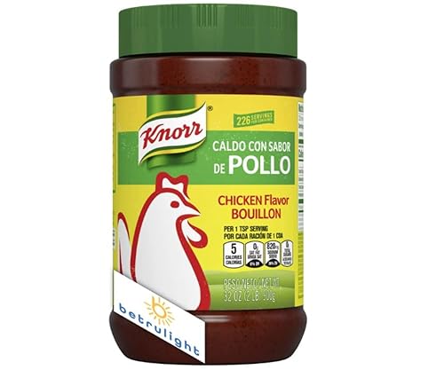 Miniatura 1 de BETRULIGHT Caldo de pollo granulado para salsas, salsas, sopas y guisos de caldo de pollo sin grasa y colesterol, pollo granulado Knorr, 32 onzas