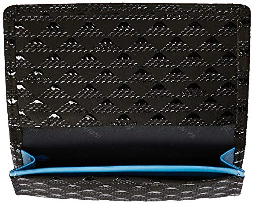 Indenya 2804-01 Takane Business Card Holder, Black Background x Black Lacquer, Mt. Fuji Pattern4