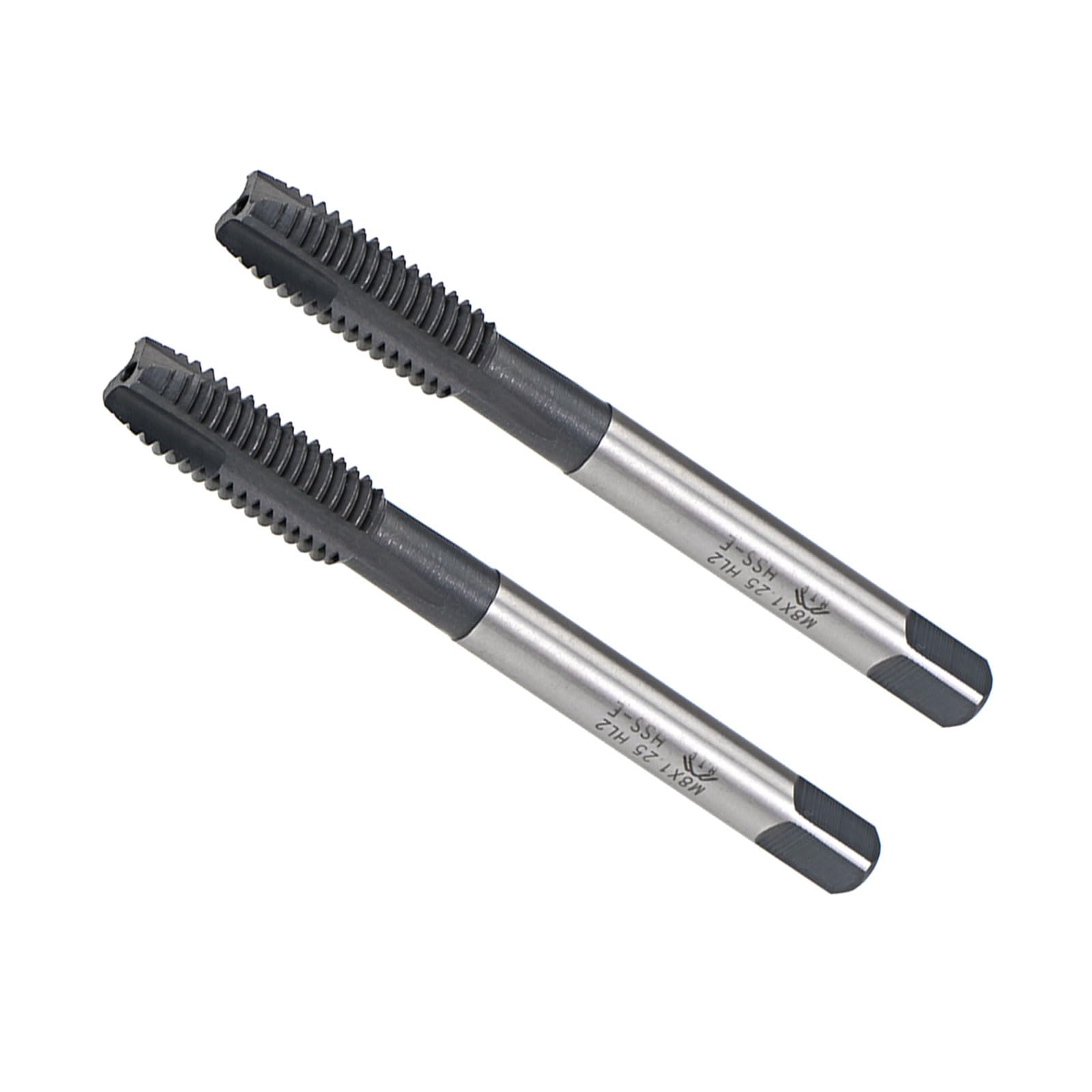 CoCud Spiral Point Tap, M8X1.25 Thread Size, TICN Coated HSS Metric Threading Tap
