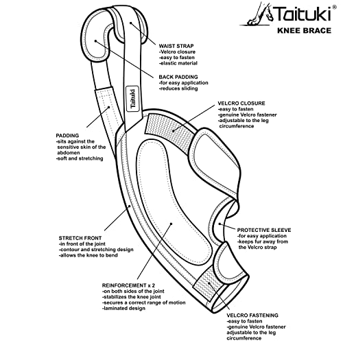 Image of Knee Brace for Dogs with ACL (M Right)