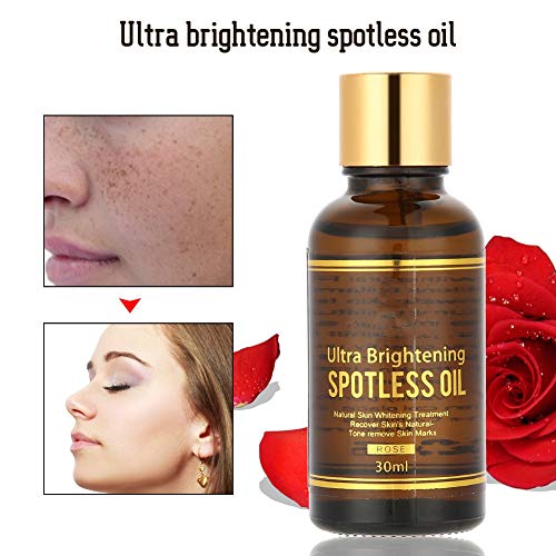 Óleo essencial, 30ML Rose Ultra Brightening Spotless Oil Freckle Remover rugas óleo essencial