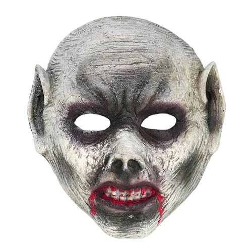 Boland - Máscara de terror para disfraces, máscara facial para Halloween y carnaval, zombie, asesino