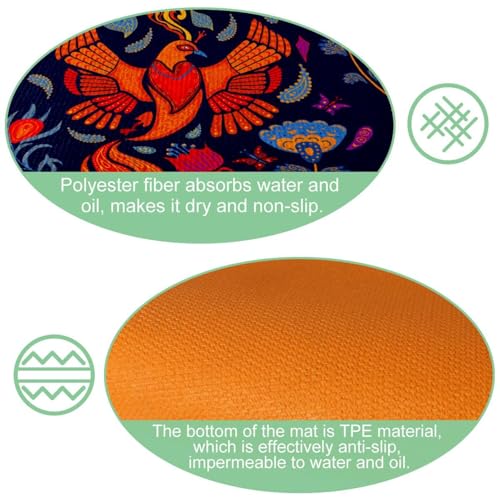 Tapis de cuisine antidérapants lavables pour éviter les glissades