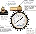 GODESON Presta Valve Tire Pressure Gauge with Bicycle Air Pressure Relief for Road Cycling Tires,Range to 160 PSI/11BAR(Presta Valve Only)