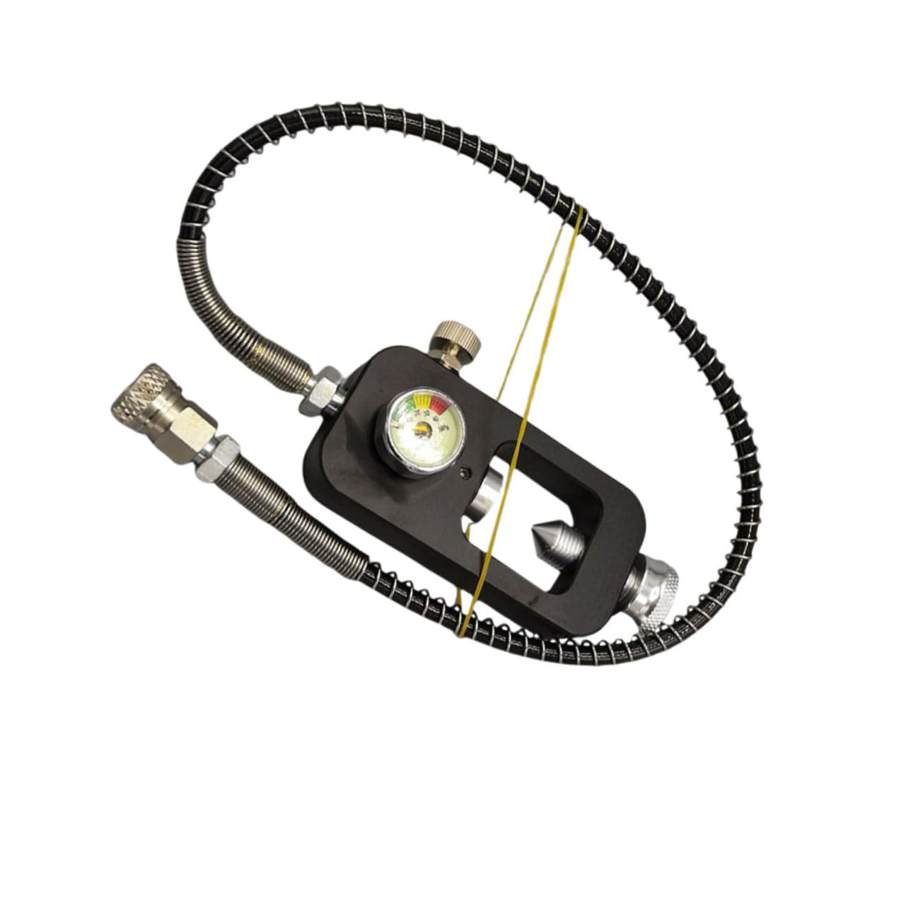 Yardwe Scuba Tank Adapter Oxygen Cylinder Charge Valve Easy Venting 30mpa Safety Diving Equipment