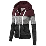 DOUBLJU Lightweight Thin Zip-Up Hoodie Jacket for Women with Plus Size - Image 2