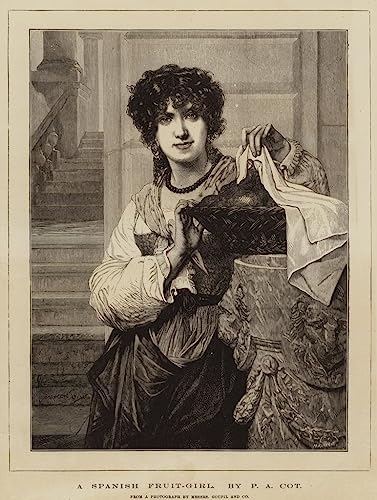 Peinture une Espagnole Fruitière Pierre Auguste Cot affiche d'art aux finitions nettes