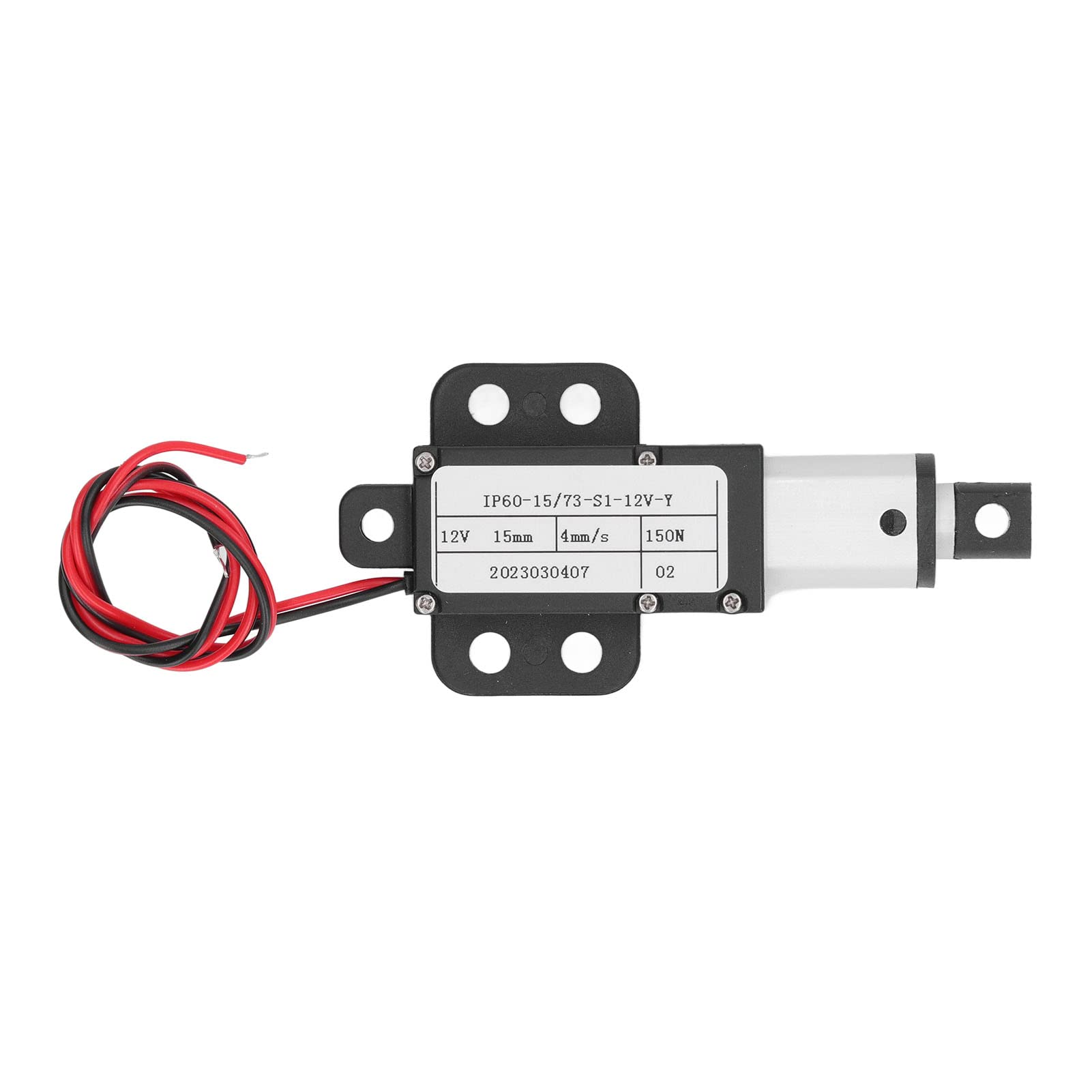 Mini Electric Linear Actuator 15 mm Hub Micro Motion Actuator 12 V Linearaktuator Elektrischer Linearantrieb (Mit Halterung)