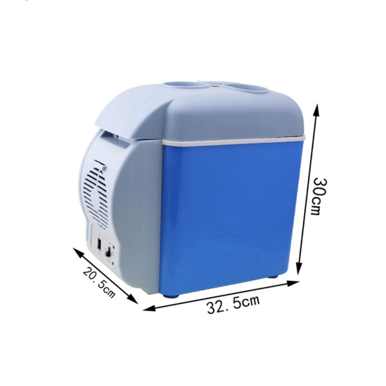 Gatuida Mini Refrigerador y Calentador para Coche 12v de 7,5l Función de Enfriamiento y Calentamiento Fácil de Transportar para Vehículo