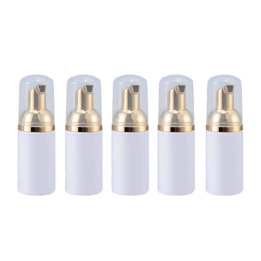 5 PCS Plastic Empty Foam Pump Dispenser Bottles Foaming Bottle Soap Cosmetic Dispenser Container 30ml