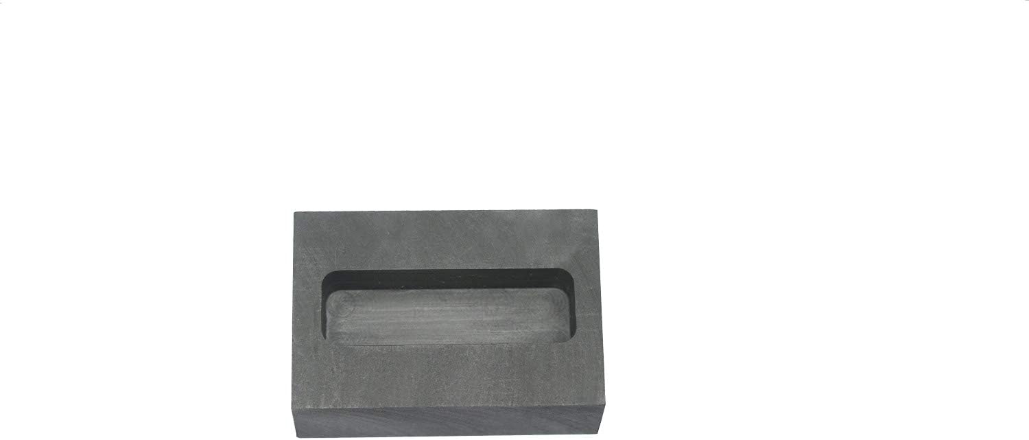 LLF Gold Silver Graphite Ingot Mold Mould Crucible for Melting Casting Refining (100g)