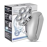 Head Shavers for Bald Men, 5-in-1 Waterproof Electric Razor for Men with LED Display, 6D Floating Cordless Rechargeable…