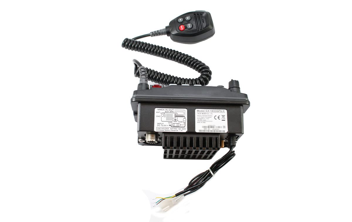 VHF DSC CLASE D MARCA STANDARD HORIZON MODELO GX1800GPS/E CON RECEPTOR GPS Y POSIBILIDAD DE SEGUNDA ESTACIÓN REMOTA