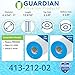 Guardian Filtration Products Spa Filter Cartridge 413-212-02 Two-Pack Replacement for Pleatco PRB50IN, Unicel C-4950, Filbur FC-2390 | 413-212-02 (White Blue or Green)