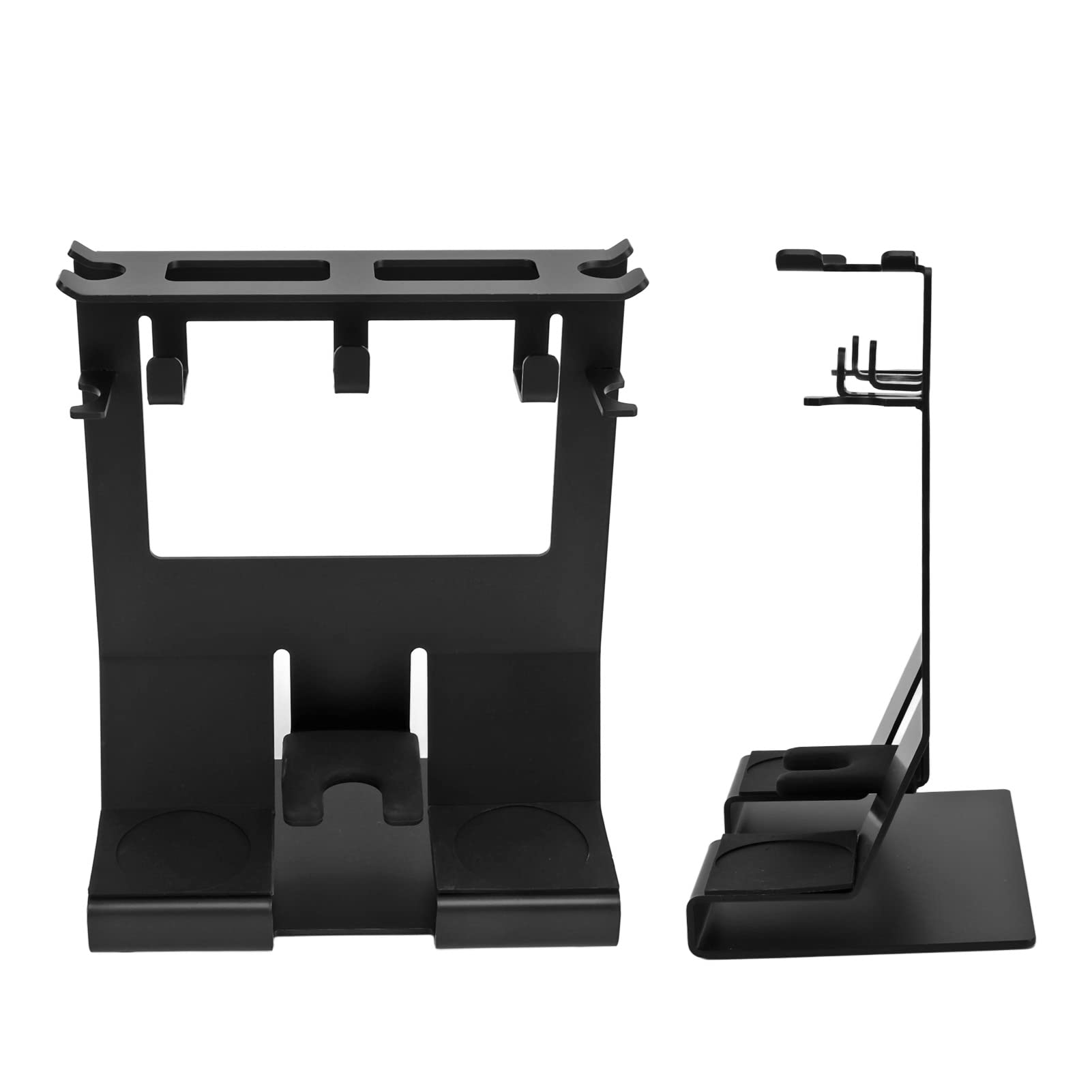Aufbewahrungsregal für Kaffeeutensilien für Effiziente Organisation Im Heim-Café-Büro, Langlebiges Schwarzes Eisen, Größe 9,1 X 5,8 X 11,5 Zoll (für 51 54 mm Kaffeegriffe)