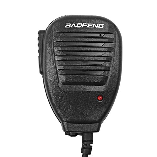 BAOFENG Speaker MIC For BAOFENG UV-5R 5RA 5RB 5RC 5RD 5RE 5REPLUS 3R+ 5R EX, 5RX3, Black by BAOFENG - Image 2