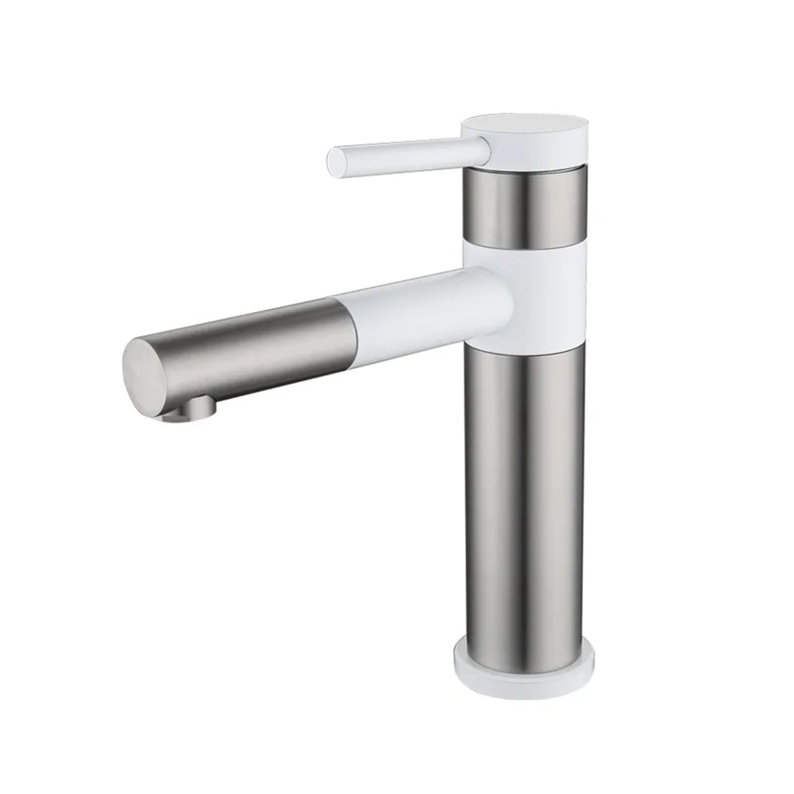 Robinet mitigeur eau chaude et froide pivotant pour lavabo de salle de bain