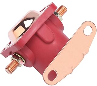 Relé de solenóide de partida, 4 terminais de metal vermelho resistente B6AZ-11450-A substituição do interruptor de solenóide para BRONCO 2.8L 170 L6 1965-1972 para carro