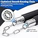 e-jades Safe Foam Nunchucks for Kids & Beginners - Soft Durable Rubber Training Nunchakus Martial Arts Nunchucks with 360° Swivel Steel Chain - 2pcs Gift for Christmas & Birthday