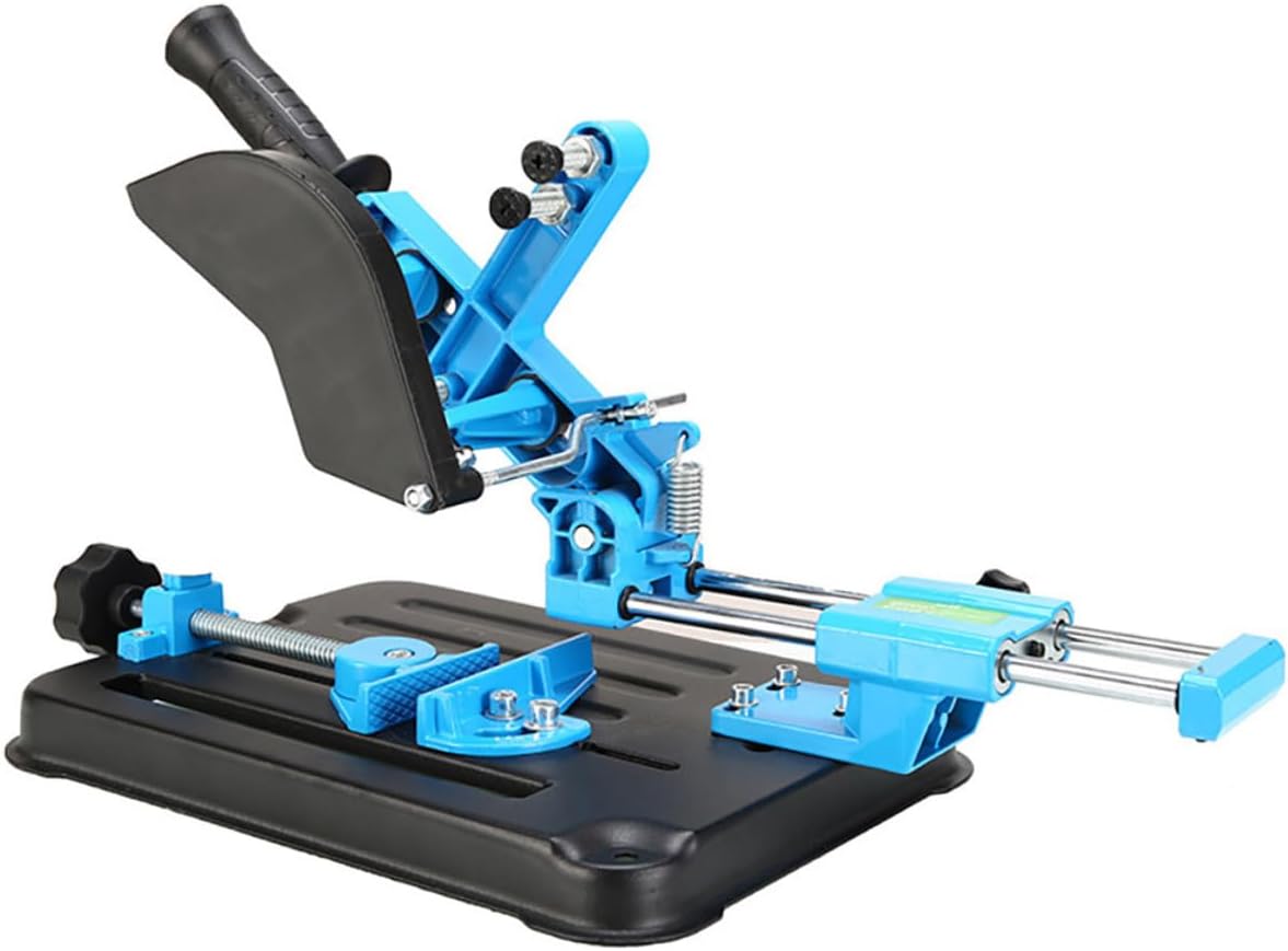 HOMSFOU Angle Grinding Machine Stand Polishing Machine Bracket Fixed Holder Rack for Power Tool Accessories Suitable for Workshop and Cutting Tasks