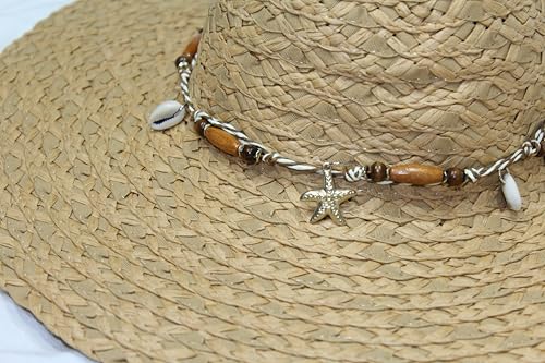 Image of Summer Medium Brim Floppy Beach Straw Hats for Women