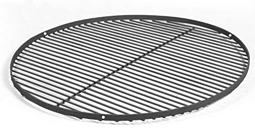JS Garten Deko Grillrost aus Naturstahl Ø 80 cm rund Grillgitter für Dreibein/Schwenkgrill geeignet Rundgrill CookKing