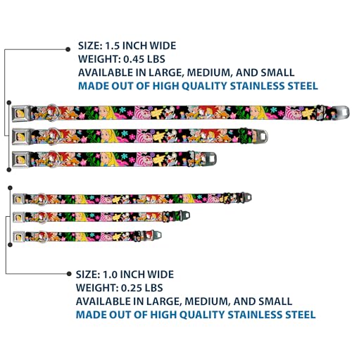 Collier chien résistant sangle large anti etouffement grand chien L - 4