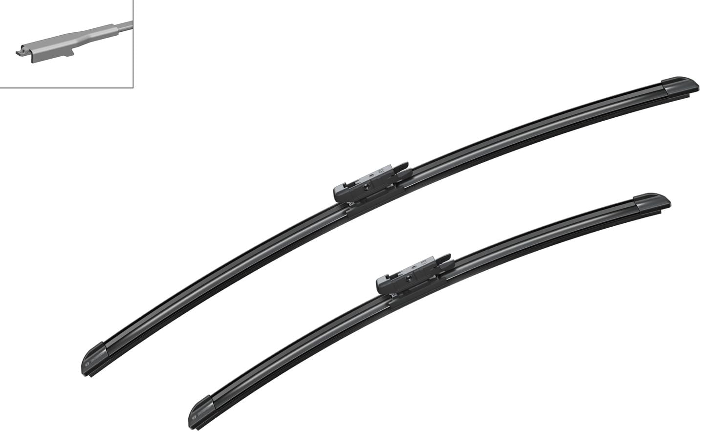 BOSCH 3397118929 AeroTwin OE Replacement Wiper Blades Driver & Passenger Side - Set of 2 (24" & 19") Pinch Tab