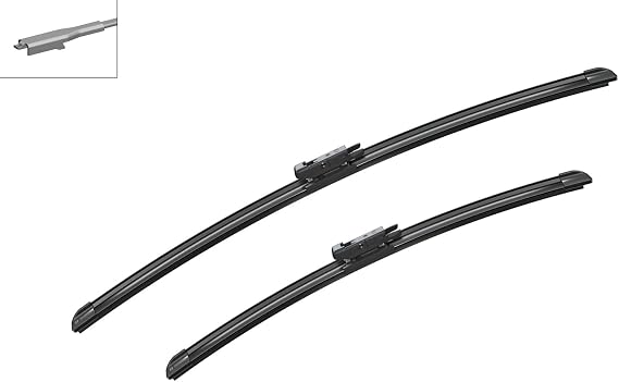 Bosch Automotive Aerotwin 3397118929 Original Equipment Replacement Wiper Blade - 24/19 (Set of 2) Pinch Tab | Driver and Passenger Side Original Equipment Replacement Blades