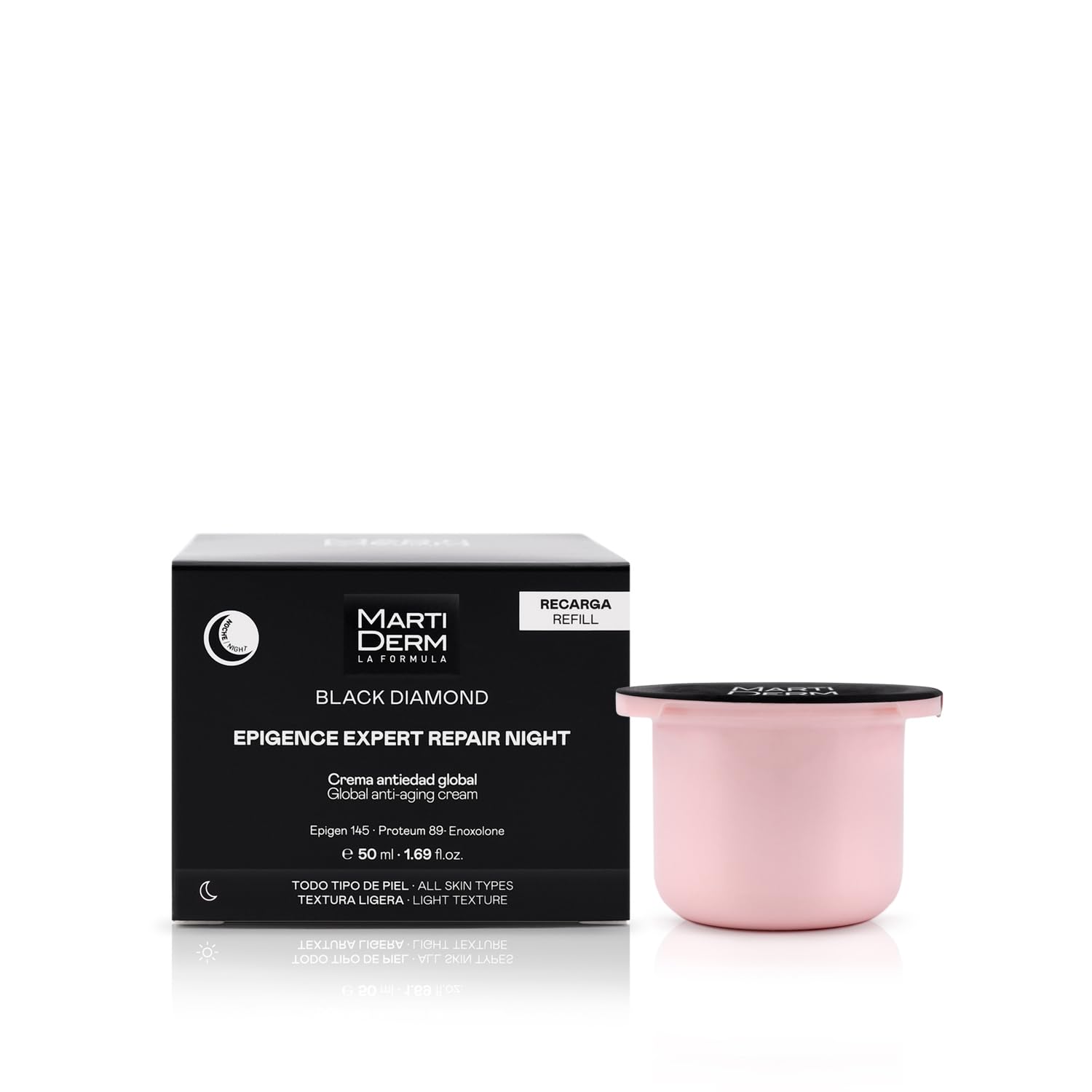 MARTIDERM Epigence expert repair Refill Noche 50 ml - BLACK DIAMOND