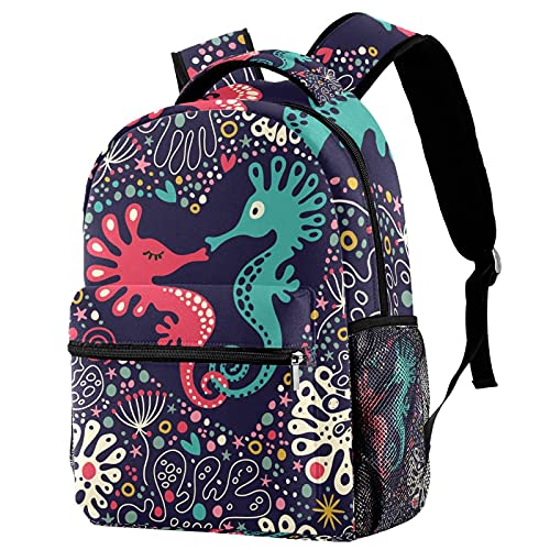 Sac à dos décontracté pour ordinateur portable au motif pieuvre coloré