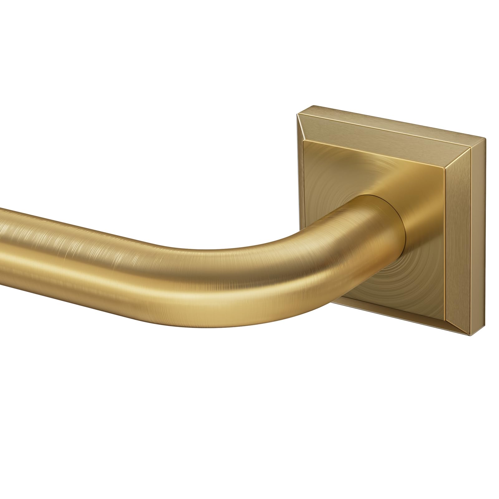 Photo 1 of RBYCOS 28"-48" Brushed Gold Curtain Rod