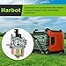 Harbot Carburetor for Harbor Freight Chicago Predator 4000 3000 3050 3200 4375 Watts Generator Powered by A 212CC 208CC 7HP 6.5HP Engine Parts with Fuel Filter Spark Plug