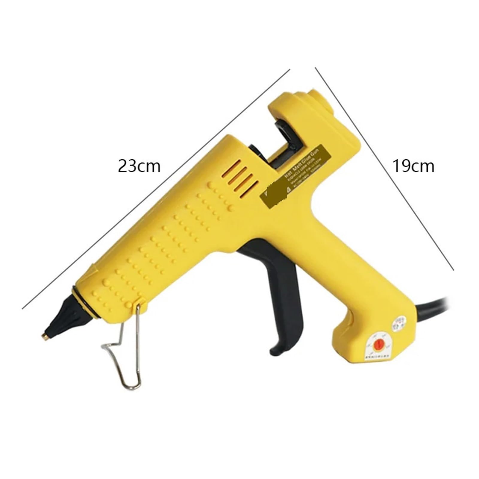Pistola per colla a caldo per lavori artigianali, Pistola for colla a caldo, pistola a caldo regolabile da 200 W 250 W, strumento di riparazione industriale con pistola for colla professionale con sti