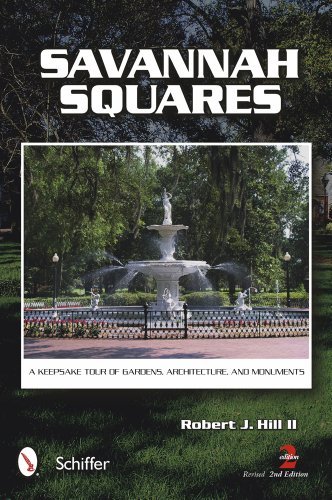 Savannah Squares Beau Livre d'Art sur les Monuments et Jardins Historiques