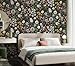 lenify Floral Peel and Stick Wallpaper Floral Leaf Contact Paper 16.9inch x 118.1inch Boho Peel and Stick Wallpaper Green Removable Self Adhesive Flower Contact Paper for Bedroom Decorative Vinyl