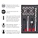 SENNMONN M12X1.5 Thread Repair Kit with Insert HSS Drill, Tap, Counterbore, Installation Driver, Metric, 10PCS Stainless Steel Insert M12X1.5X9.2MM