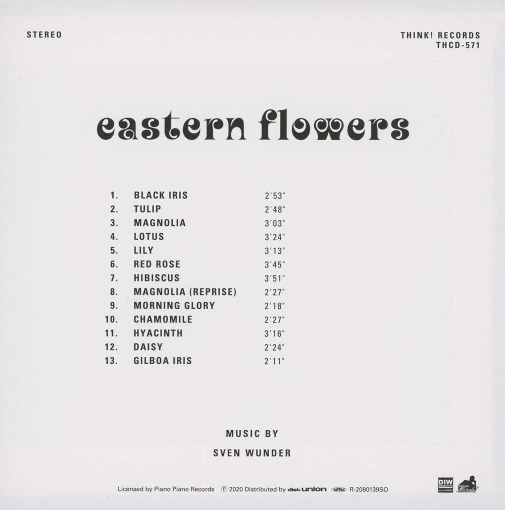 SVEN WUNDER - Eastern Flowers - CD