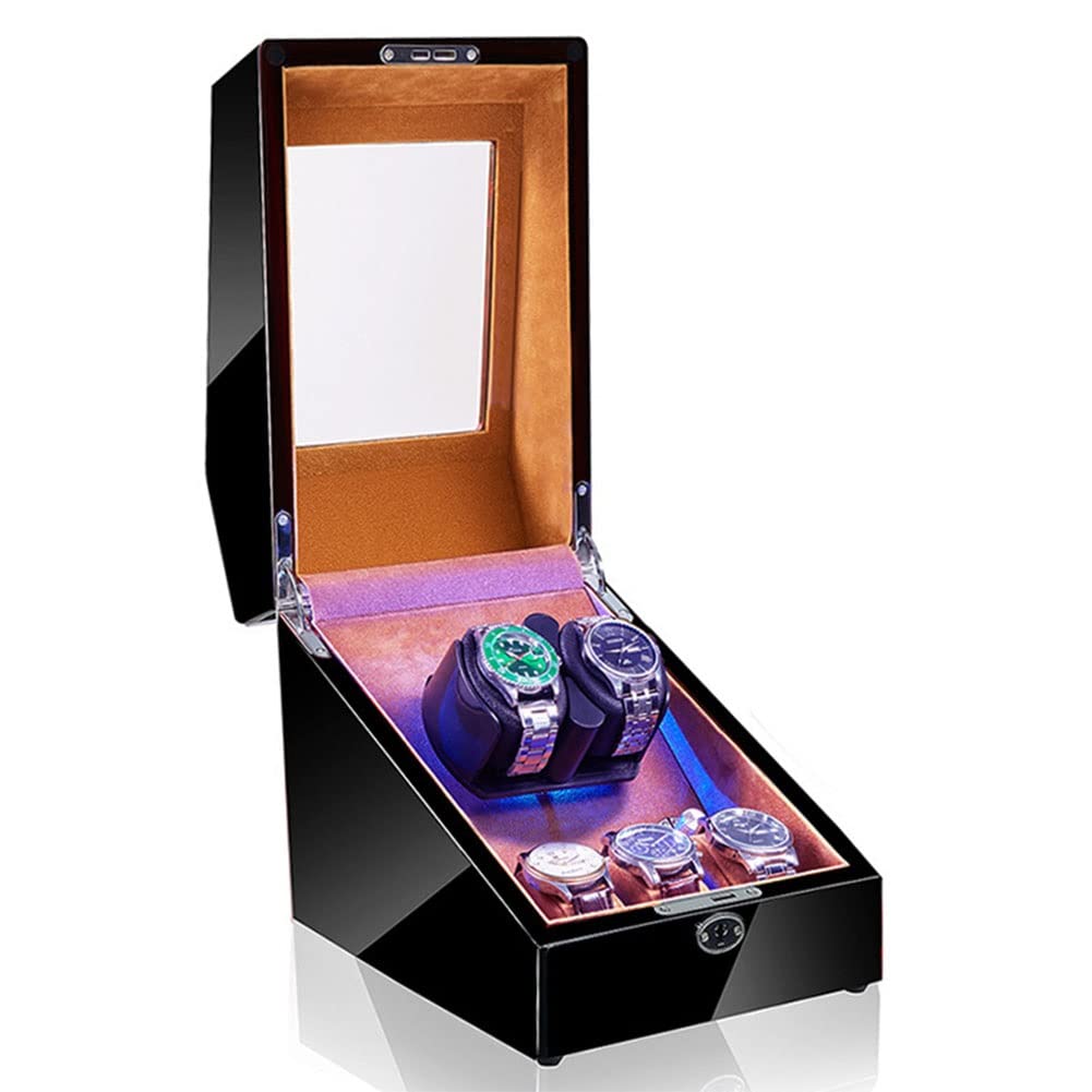 Enrollador automático de relojes para relojes de hombre y mujer con LED