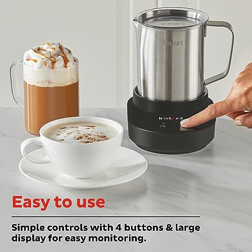 Instant Pot Instant MagicFroth 9-in-1 Electric Milk Steamer and Frother, 17oz Stainless Steel Pitcher, Hot and Cold Foam Maker and Milk Warmer for Lattes, Cappuccinos, Macchiato by Instant - Image 4
