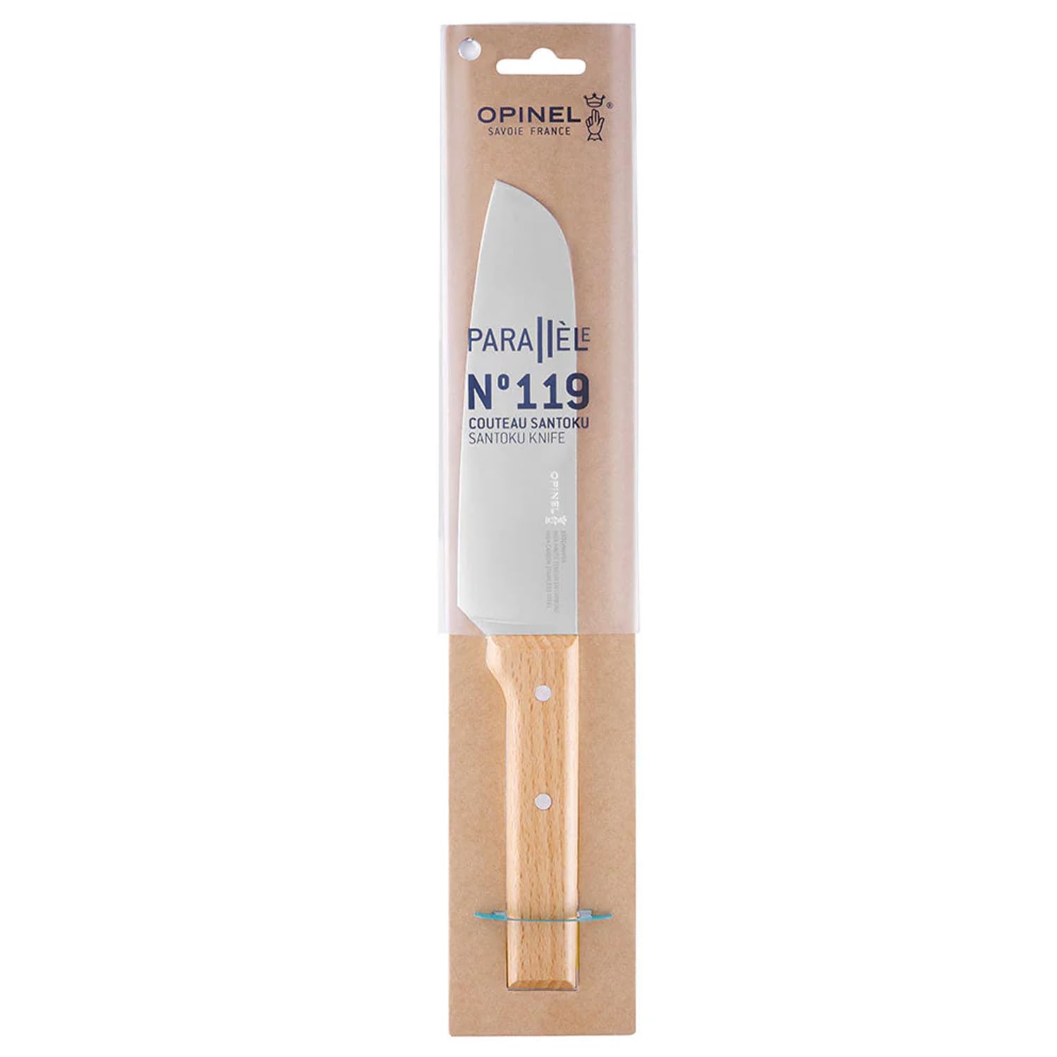 Opinel 1819 Parallele Santoku Messer, Mehrfarbig, One Size