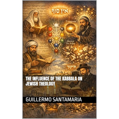 THE INFLUENCE OF THE KABBALA ON JEWISH THEOLOGY Audiolibro Por Guillermo Santamaria arte de portada