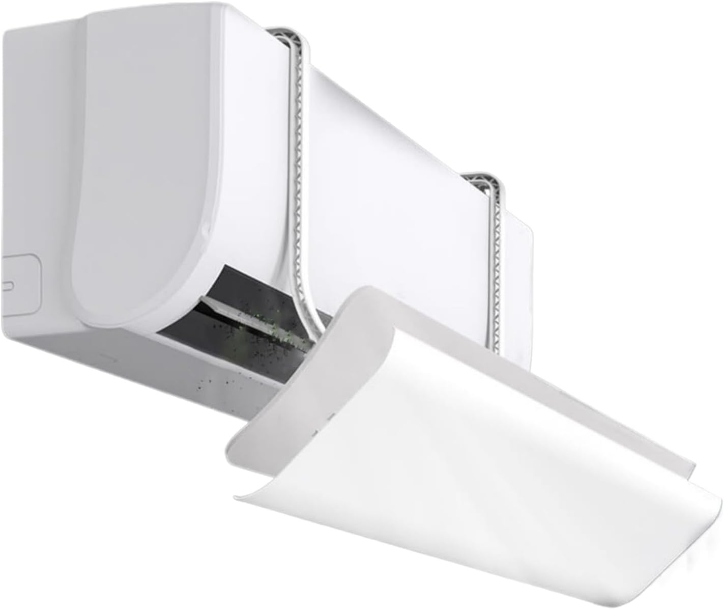 エアコンデフレクター、吊り下げ式エアコンシールド、家庭用エアコン(L 123cm/48.4in)