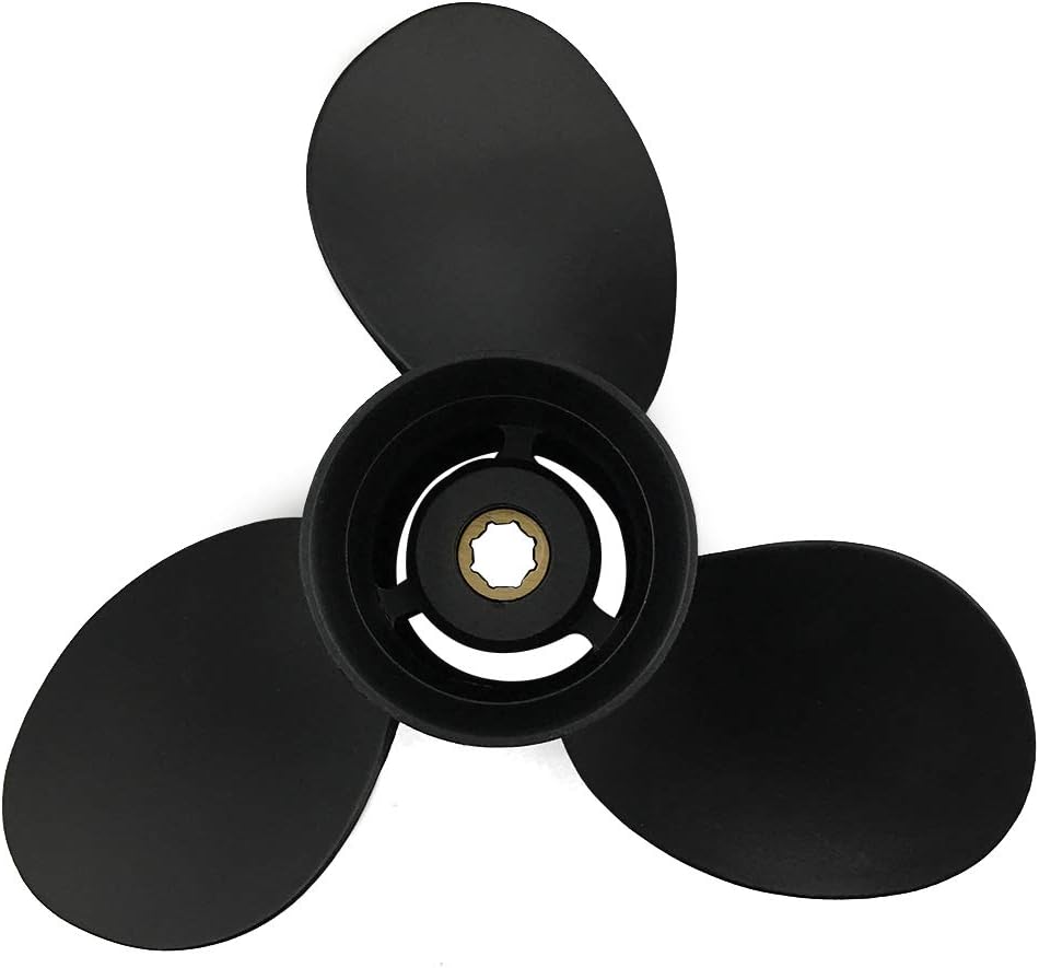 CAPTAIN Propeller Fit Mercury Outboard Engine 6hp 8hp 9.9hp 10hp 15hp 8 Tooth Spline 48-828154A12
