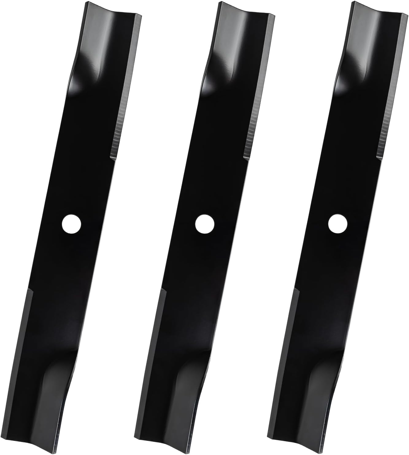 01010168 Mower Blades Compatible with Cub Cad et 50" Deck M50-KHS Z-Force 50, Mulching Blades Fit for GT1500 LT1000 SLT1500, Replace MTD 01010168-0637 01010168-X 92-015, 3 Pack