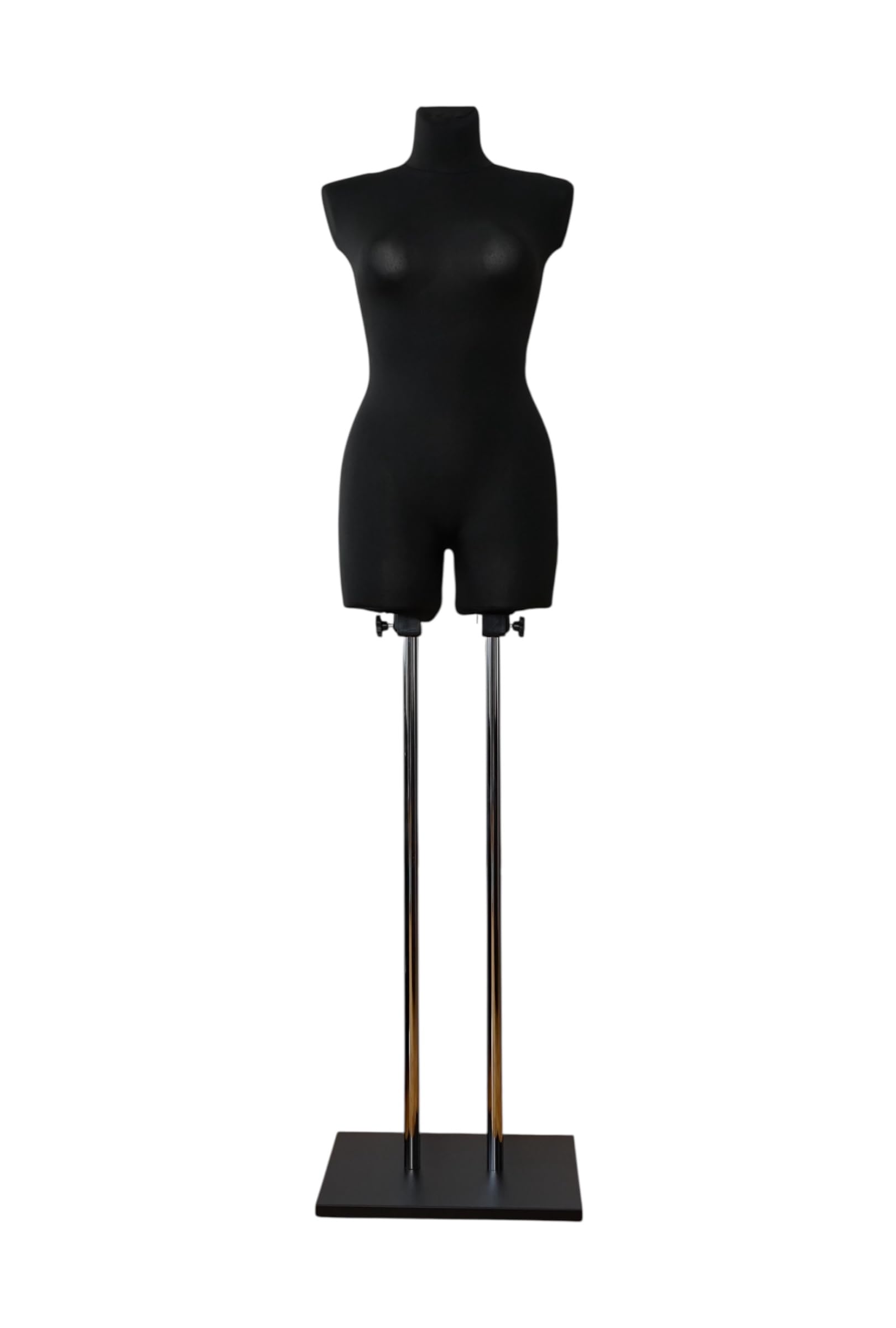 LUSORIA - Manichino da sartoria femminile con cosce, nero (M/L)