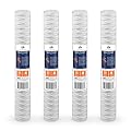 Aquaboon 1 Micron 20" x 2.5" String Wound Water Filter Cartridge - Whole House Water Filter Replacement for Well Water Matches SWC-25-2005, 4-Pack