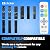 Samsung Replacement TV Remote Compatible with Samsung TV's ONLY (White) Big Button TV Remote Control, Simplified and Easy to Use (2xAAA Batteries not Included)