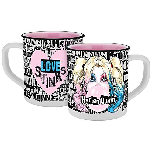 Warner Brothers Batman Caneca DC Harley Quinn esmalte efeito 400 ml